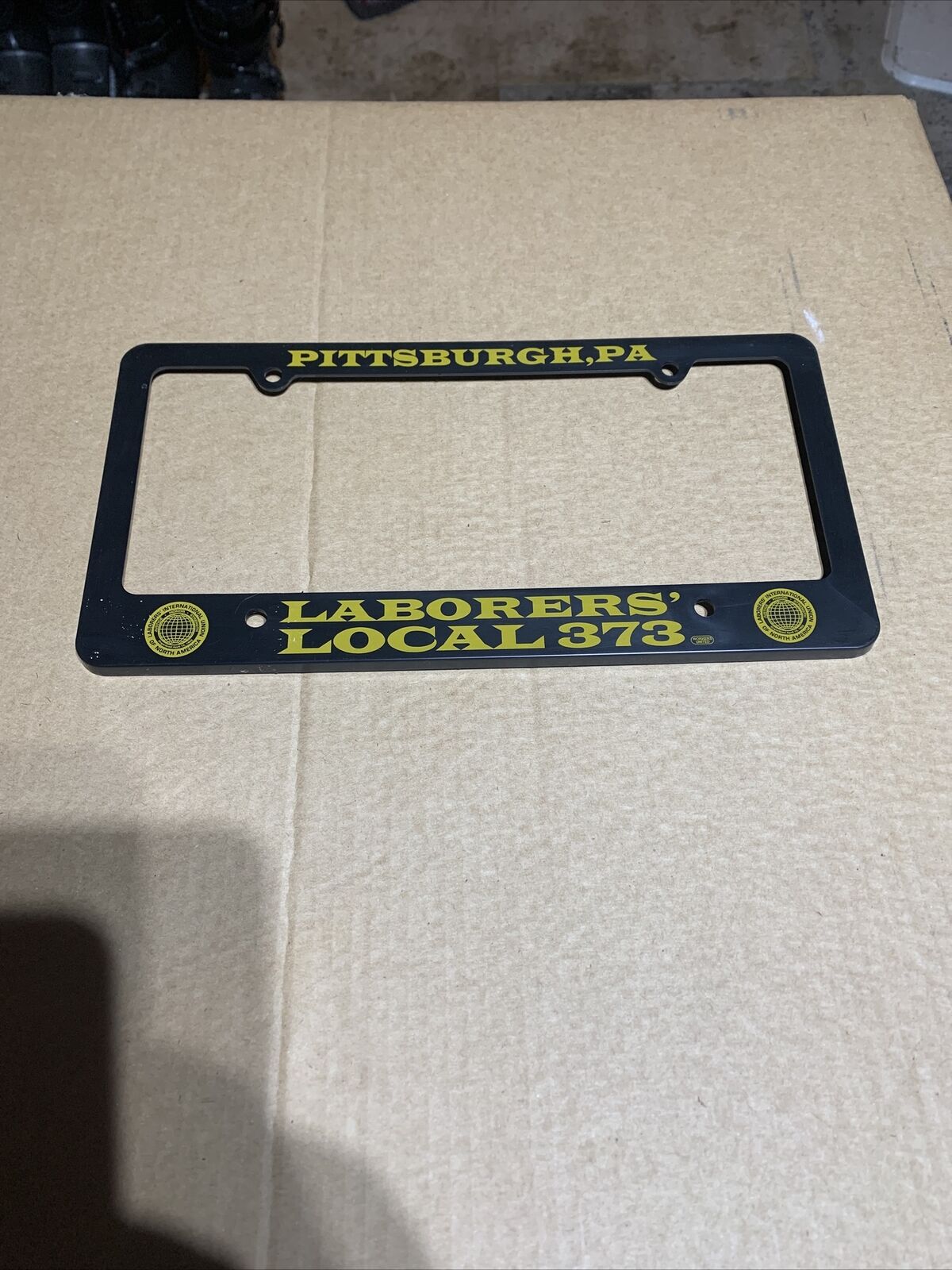 Laborers Union Local 373 License Plate Frame