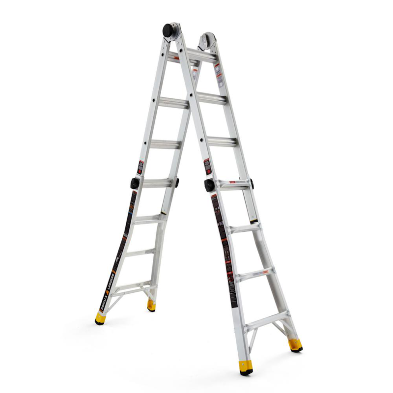 18 ft. Aluminum MultiPosition Ladder with 300 lbs. Load Capacity Type IA