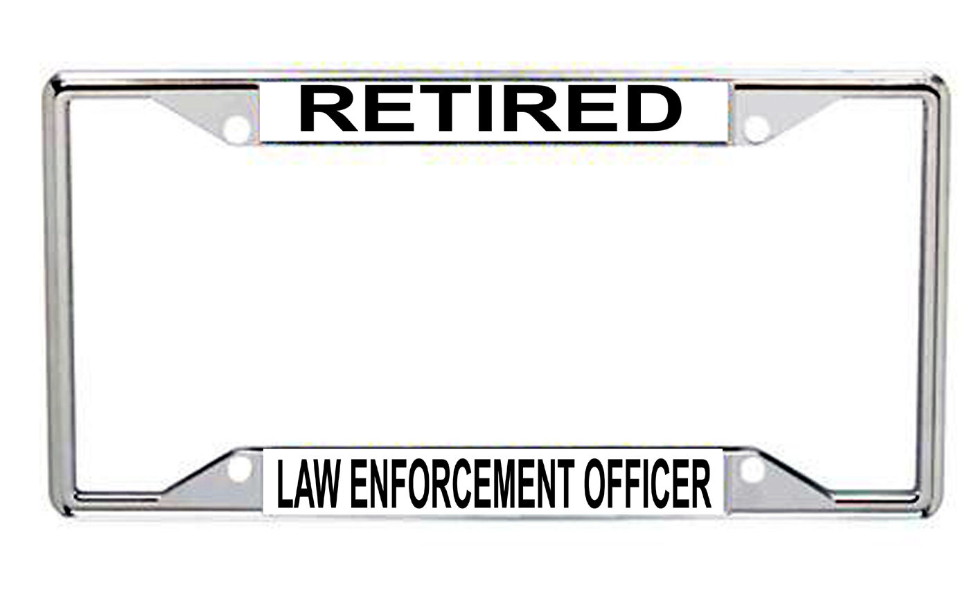 Retired Law Enforcement Officer Metal License Frame Every State