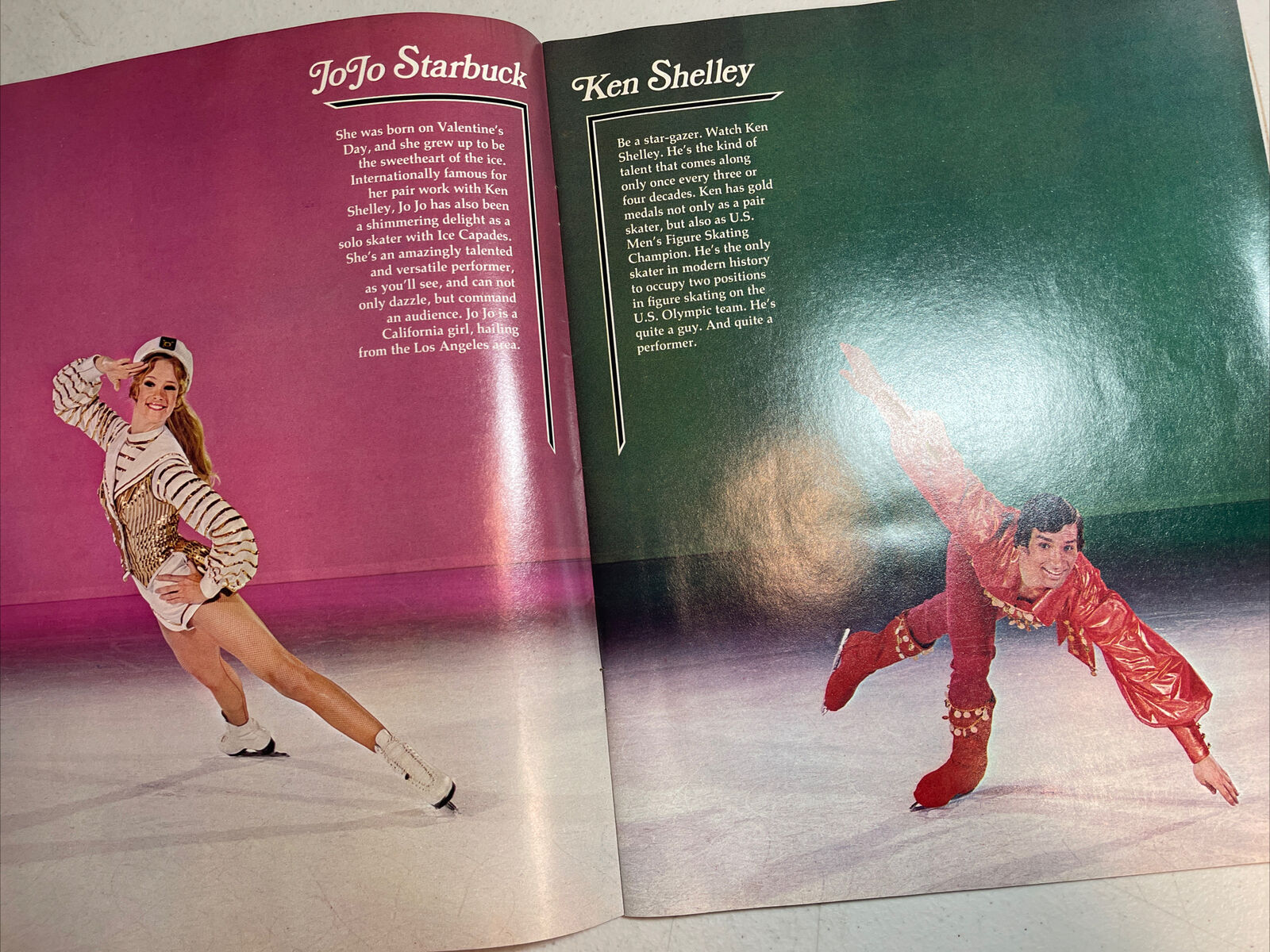 1973 ICE CAPADES Program - McDonald's Characters JO JO STARBUCK & KEN ...