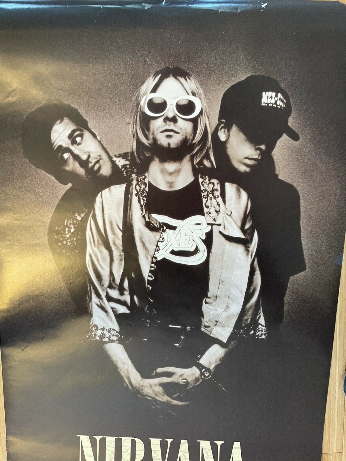 Nirvana Poster Official Funky Giant Vintage Original Kurt Cobain