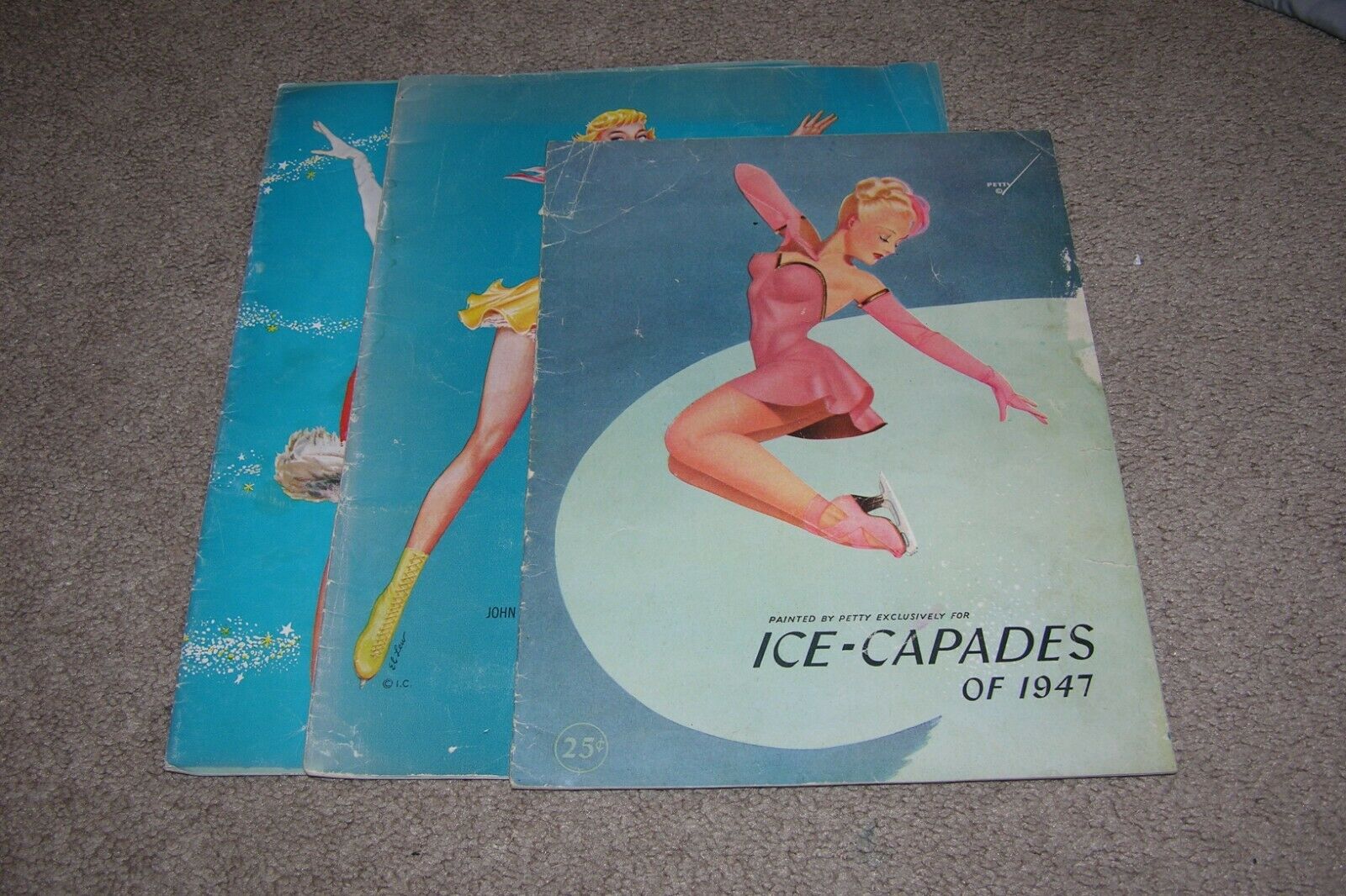 1947 1956 1958 Ice Capades Programs Skating
