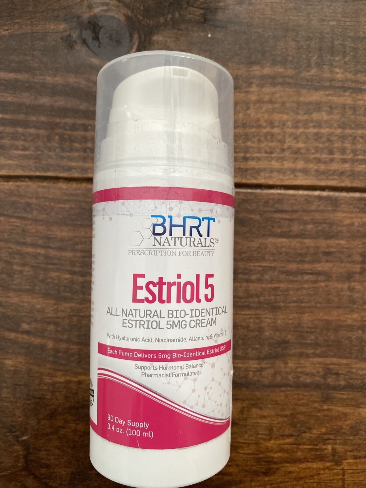 Estriol All Natural Bioidentical Estriol Mg Cream Day Supply Oz